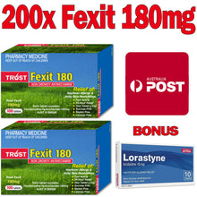 Load image into Gallery viewer, Trust Fexit 180 Fexofenadine 180mg - Select Your Quantity