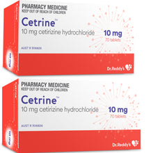 Load image into Gallery viewer, 140x Cetrine 10mg (Cetirizine) + 10x Lorazol 10mg (Loratadine)