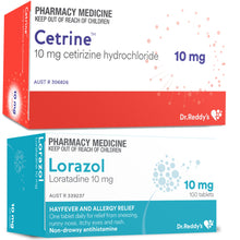 Load image into Gallery viewer, 200x Cetirizine + 200x Loratadine + 70x Hayfexo + 50x Panamax CLEARNACE