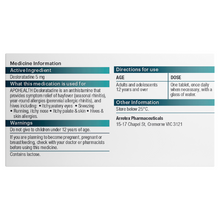 Load image into Gallery viewer, Desloratidine 5 mg 24 Hour Allergy Relief 40 Tablets (Generic Desonex - Aerius)