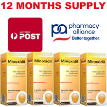 Load image into Gallery viewer, Minoxidil Extra Strength 5% 180ml Regaine Generic  - For Men & Woman, Regular Post