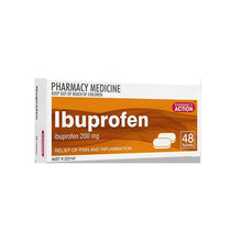 Load image into Gallery viewer, Pharmacy Action Ibuprofen 200mg - Select Quantity Required