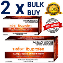 Load image into Gallery viewer, Ibuprofen 200mg Capsule Shaped Tablets