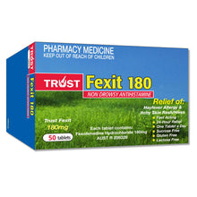Load image into Gallery viewer, Nasonex Generic Alternative Bundle (3) = 3 x Sensease Allergy Relief 140 Sprays, Mometasone Furoate 50 Microgram/Spray + 50x Trust Fexit 180mg Tablets