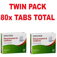 Load image into Gallery viewer, 80x Paracetamol Caffeine - Pharmacy Health