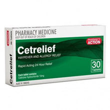 Load image into Gallery viewer, 30x Fexorelief 180mg + 30x Cetrelief 10mg + 30x Lorastyne 10mg