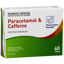 Load image into Gallery viewer, 80x Paracetamol Caffeine - Pharmacy Health