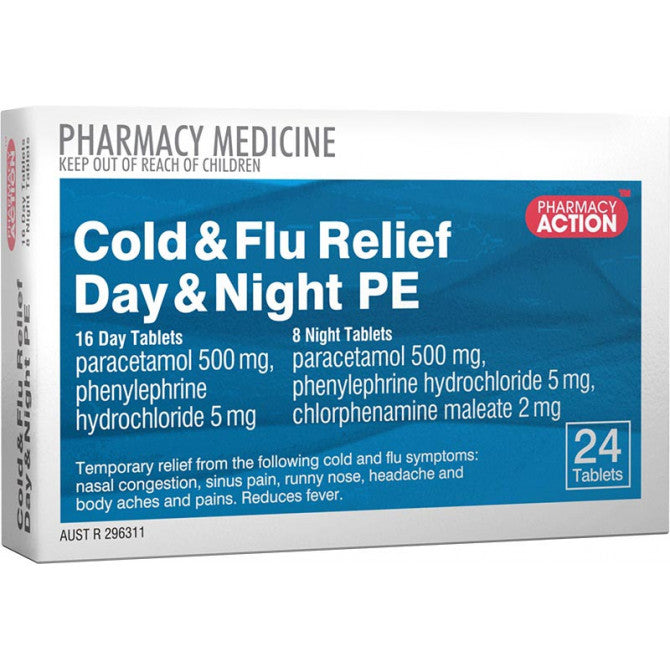 24x Cold and Flu Relief (Day & Night PE) - Codral Alternative EOFY