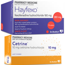 Load image into Gallery viewer, Dr Reddys Hayfexo + Dr Reddys Cetrine Clearance Bundle (Select Tablet Numbers)
