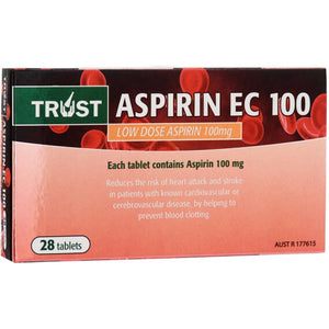 28x Trust Aspirin  EC100