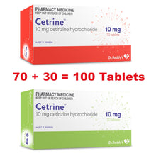 Load image into Gallery viewer, Cetirizine 10mg (Cetrine) Dr Reddy&#39;s - FRESH STOCK JUST ARRIVED
