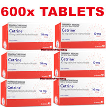 Load image into Gallery viewer, 200x 400x 600x  Cetirizine 10mg - Exp: End June 2027, HUGE ALL TIME LOW CLEARANCE OFFER
