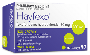 30x Hayfexo (Fexofenadine Hydrochloride) 180mg