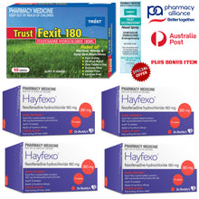 Load image into Gallery viewer, 280x Hayfexo + 50x Fexit + 200x Spray Nasal Decongestant + Bonus Item !
