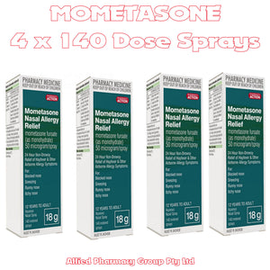 4x 140 Dose Mometasone, Nasal Spray - Pharmacy Action
