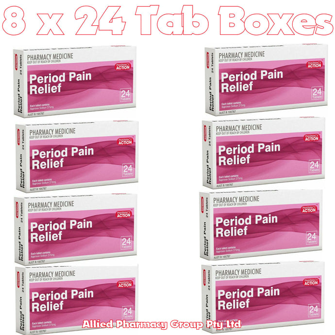 192 x Period Pain Relief, Naproxen 275mg