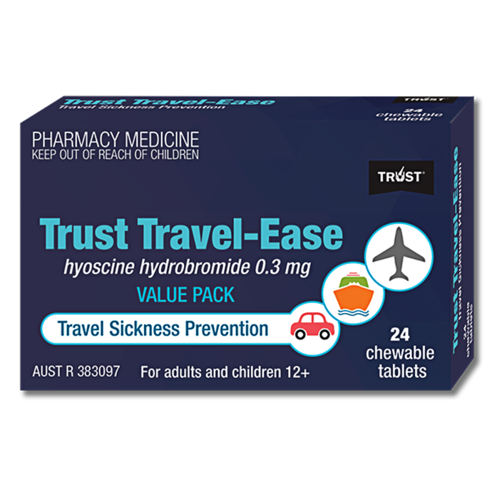 24x Trust Travel Ease, Chewable