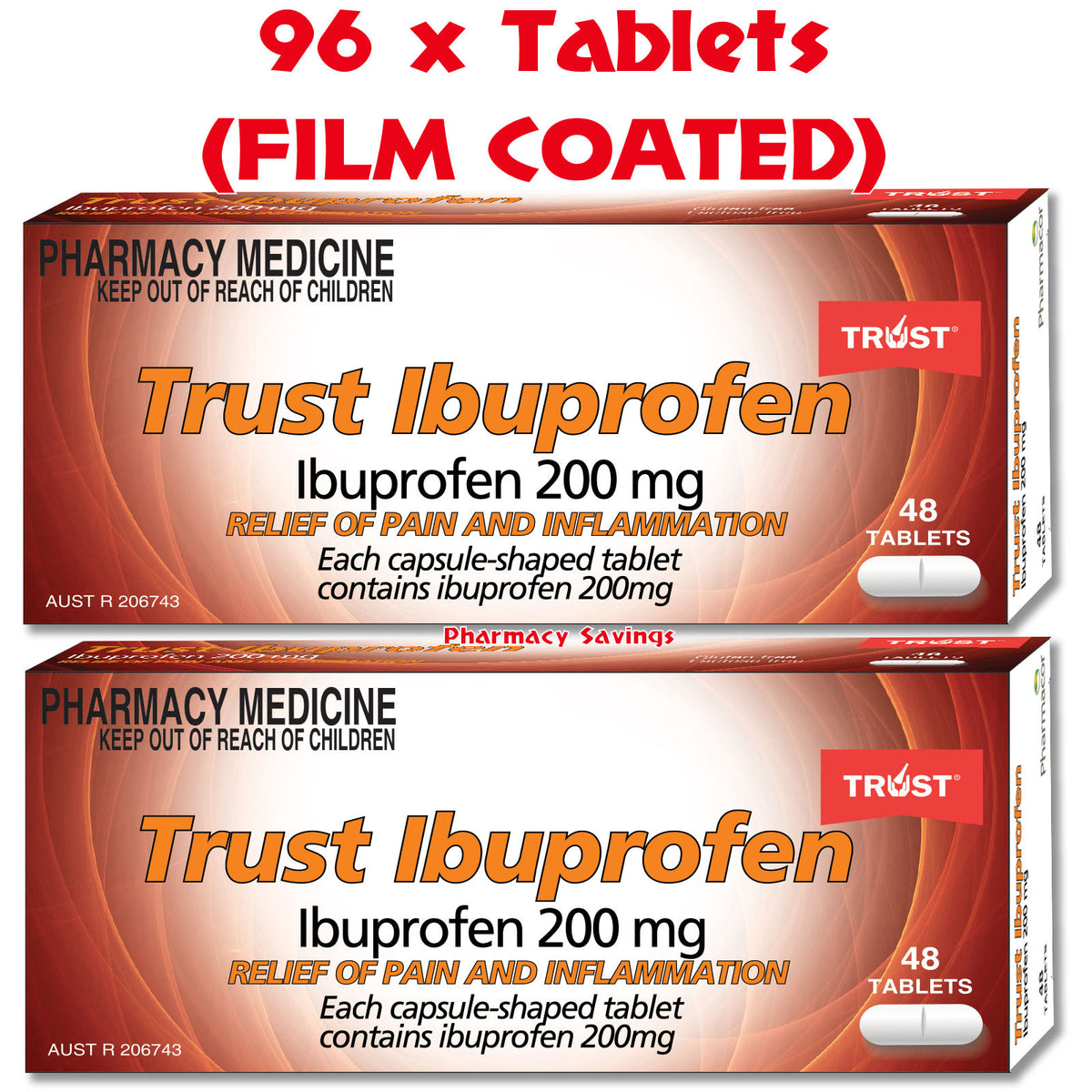Trust Ibuprofen 200mg Tablets Bundle $1.99 ($7.99) + more up to 50% off Pharmacy Savings clearance