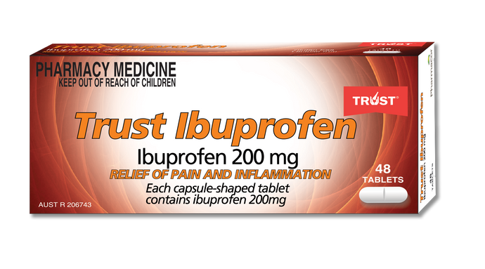 Trust Iburprofen 200mg Tablets