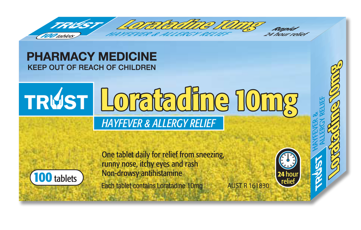 Trust Loratadine, 10mg (GENERIC CLARATYNE ALTERNATE 10MG) CLEARANCE ...