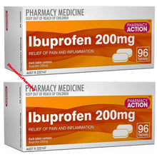 Load image into Gallery viewer, Ibuprofen 200mg Capsule Shaped Tablets
