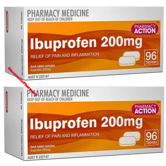 Ibuprofen 200mg Capsule Shaped Tablets
