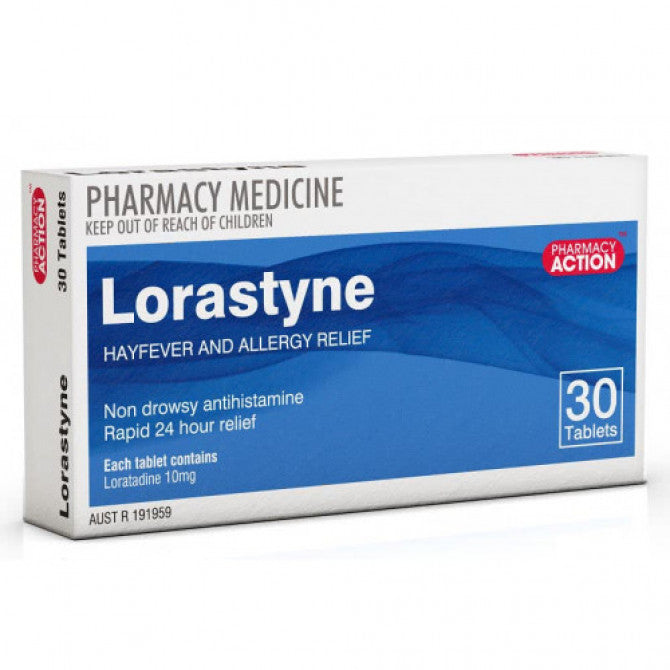 Pharmacy Action Lorastyne (Loratadine 10mg)
