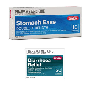 10x Stomach Ease Forte + 20x Diarrhoea Relief (Bundle)
