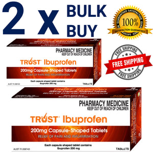 Ibuprofen 200mg Capsule Shaped Tablets