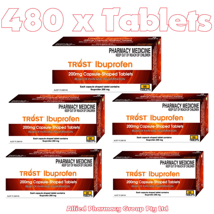 480x Ibuprofen 200mg, Trust / Inflamation Relief