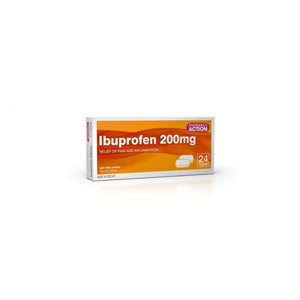 48x Pharmacy Action Ibuprofen 200mg