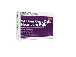 Heartburn Relief,  24Hr Once Daily - Pharmacy Action, Generic Nexium Alternate