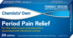 24 x Period Pain Relief Tablets Chemists' Own