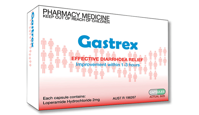 Gastrex, Loperamide Hydrochloride 2mg (Imodium Generic Alternate)