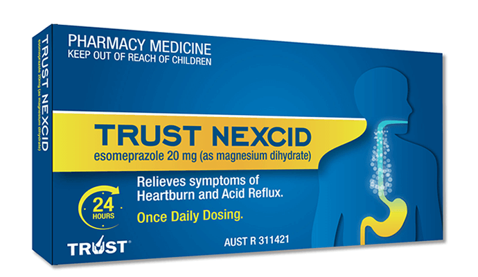 Trust Nexcid 24 Hour Heartburn Relief (Generic Nexium alternate)